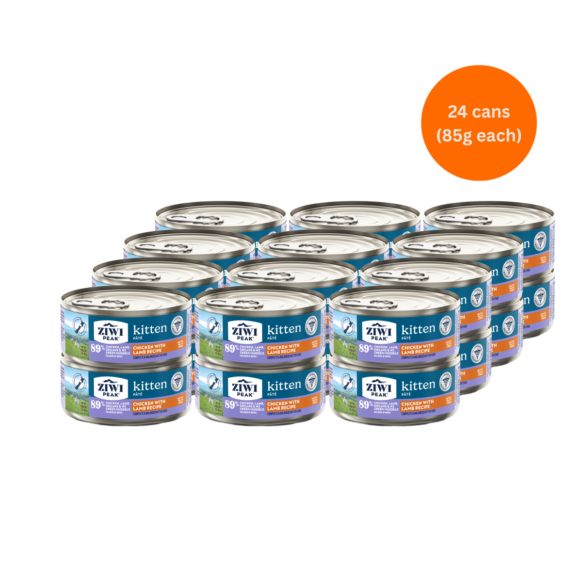 ZIWI Peak Chicken with Lamb (Kitten) Wet Cat Food Grain-Free High Protein Premium